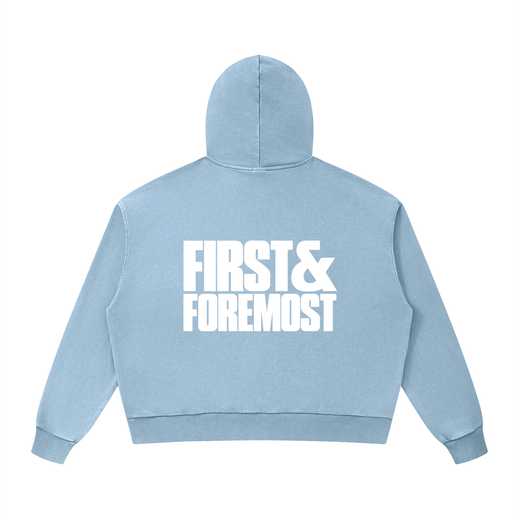 THE F&F MINERAL WASH HOODIE - BECAUSE YOU'RE BORING.