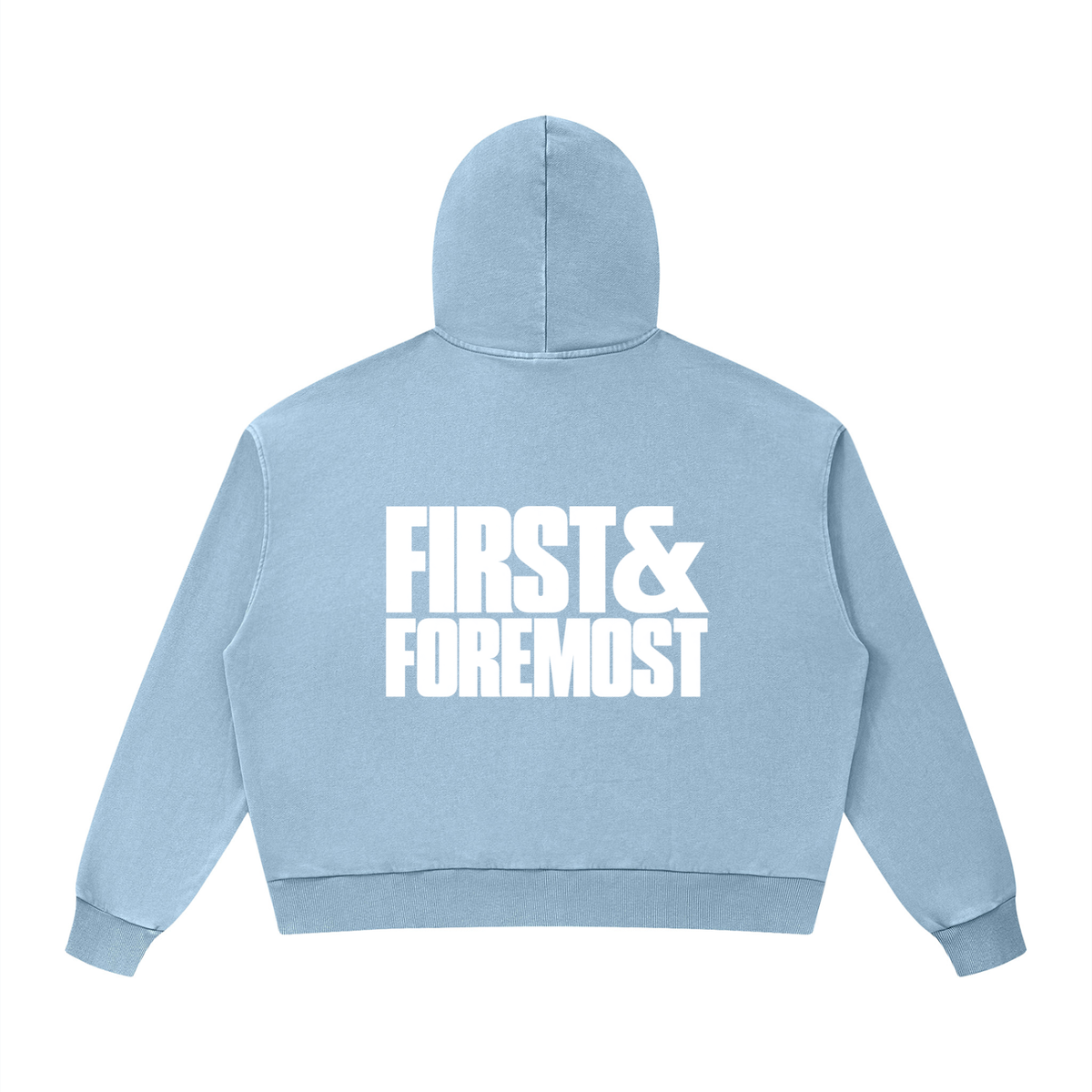 THE F&F MINERAL WASH HOODIE - BECAUSE YOU'RE BORING.