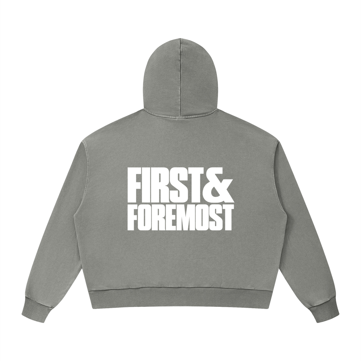 THE F&F MINERAL WASH HOODIE - BECAUSE YOU'RE BORING.