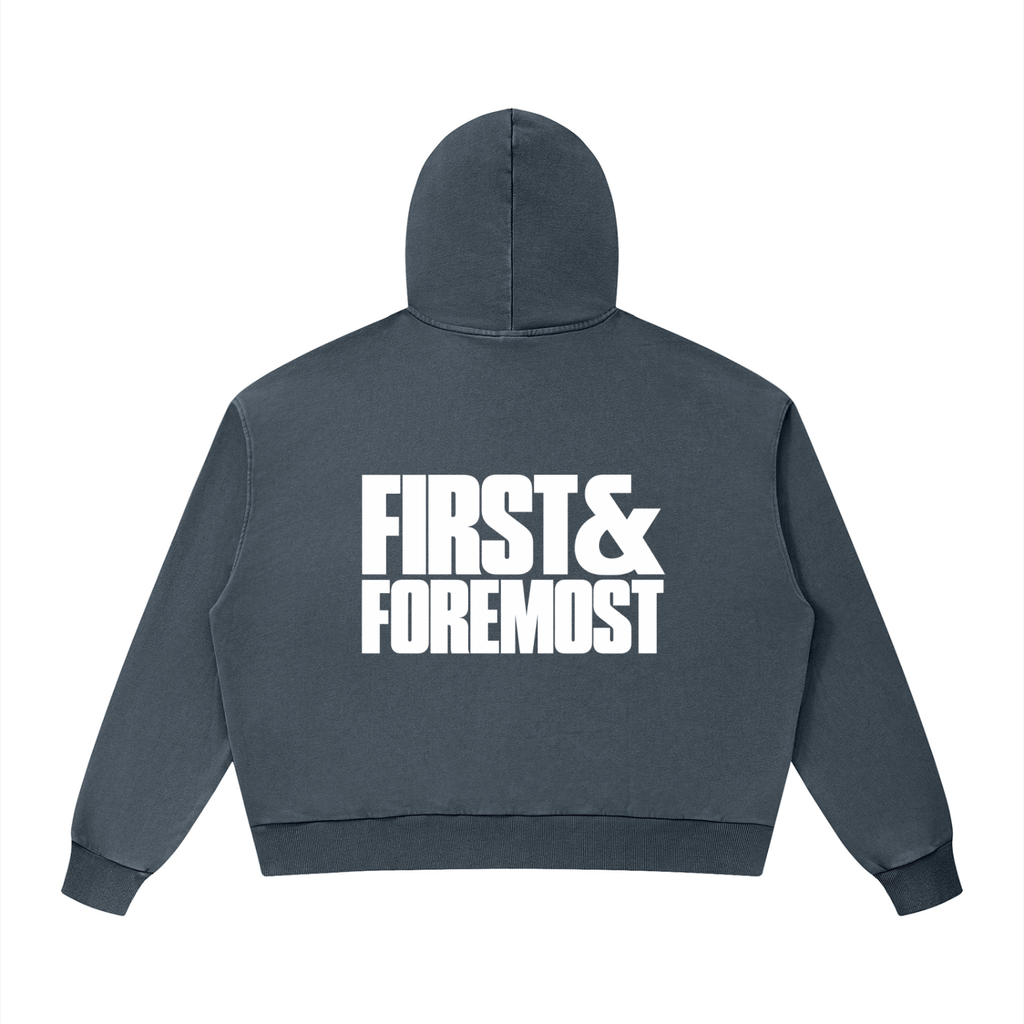 THE F&F MINERAL WASH HOODIE - BECAUSE YOU'RE BORING.