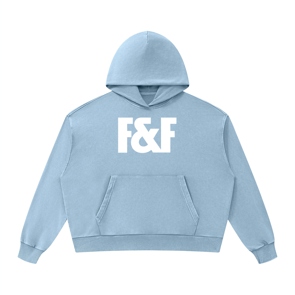 THE F&F MINERAL WASH HOODIE - BECAUSE YOU'RE BORING.