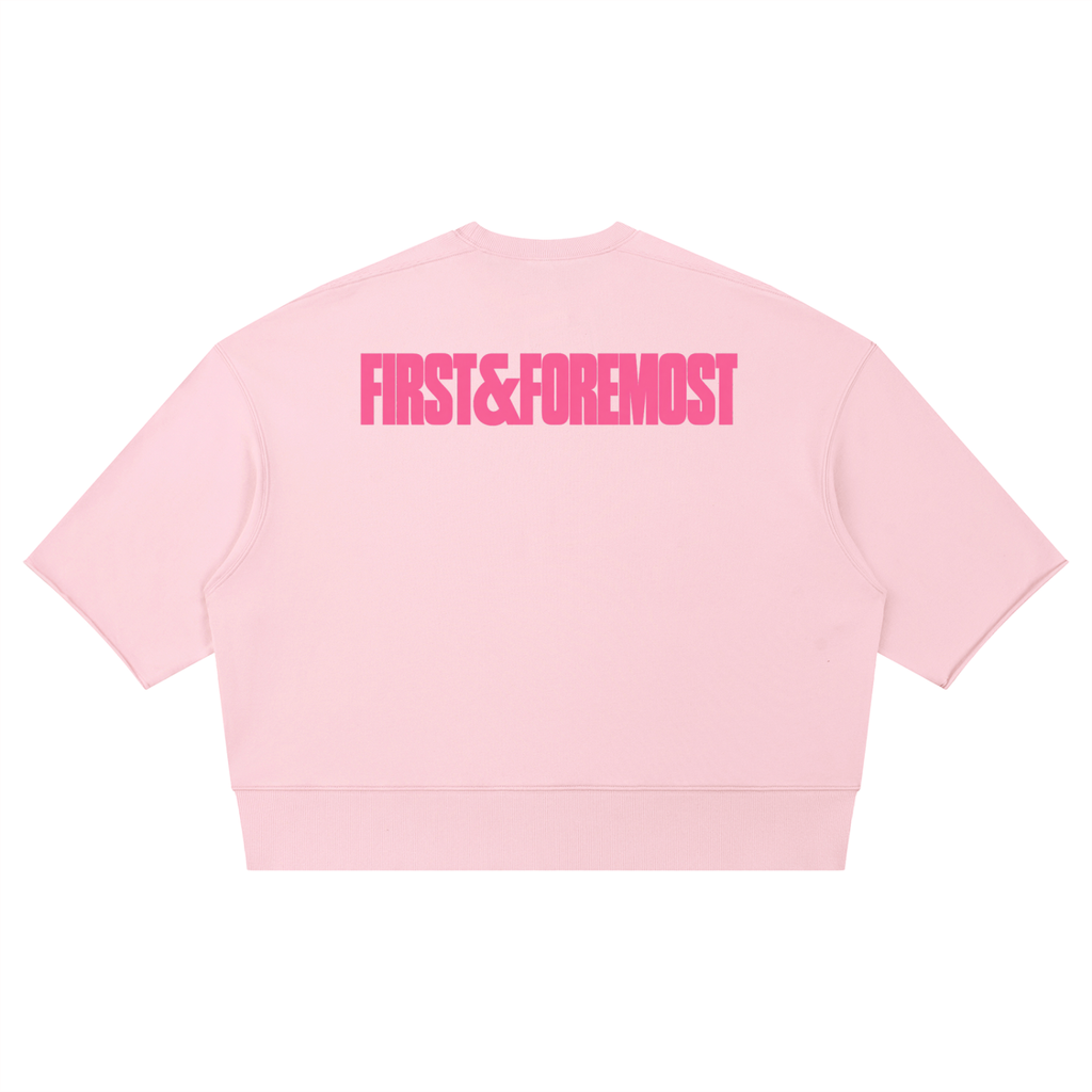 THE DUBAI TOMORROW PINK MINERAL WASH TEE